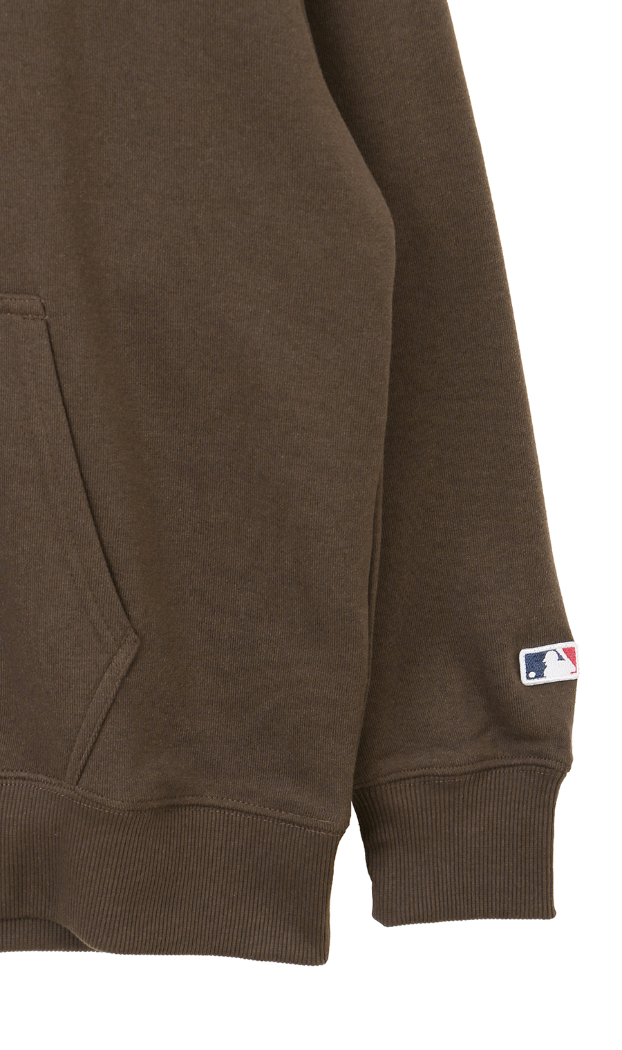 裏起毛プルパーカー【MLB】 ブラウン M