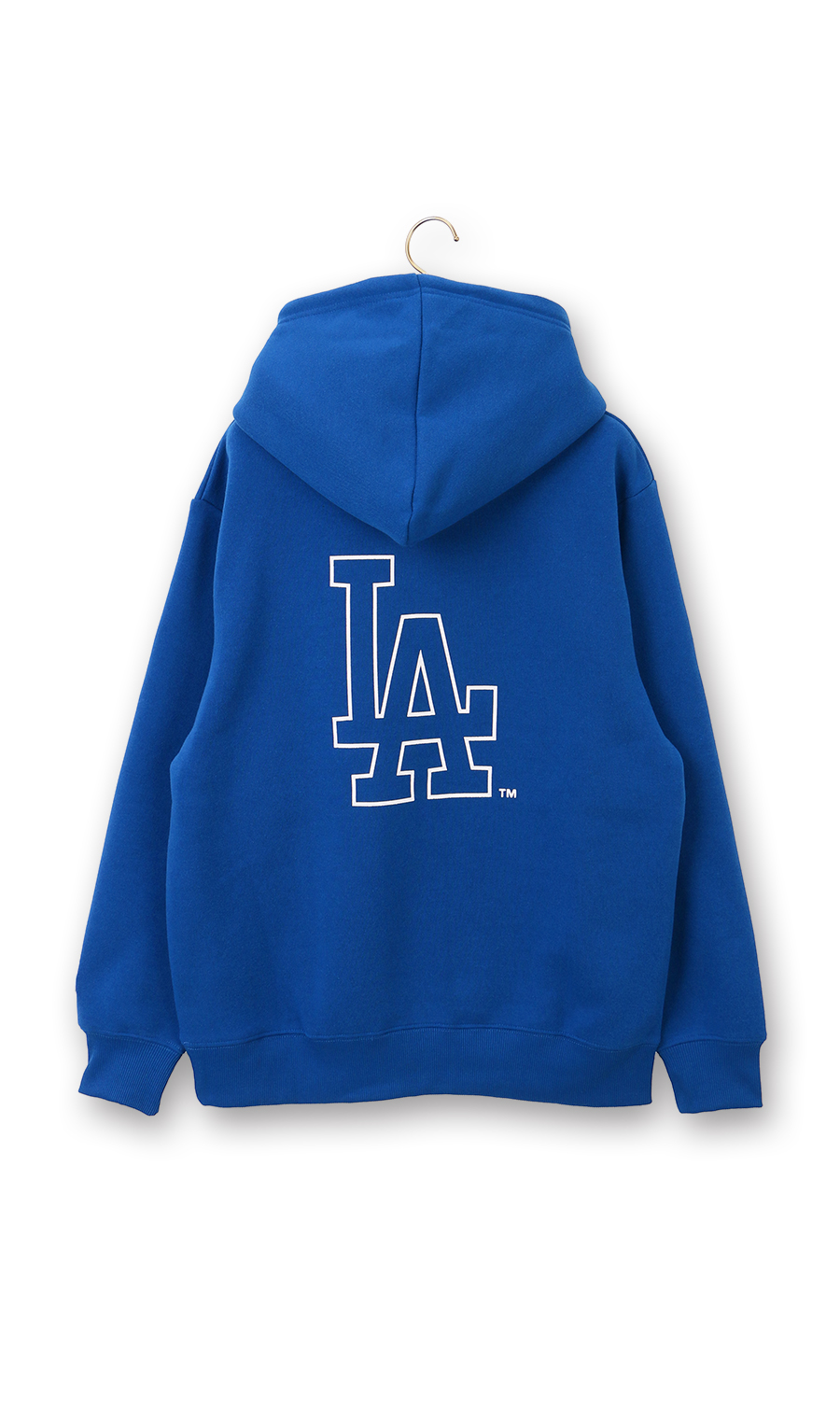 裡拉絨連帽外套 【MLB】 藍色M