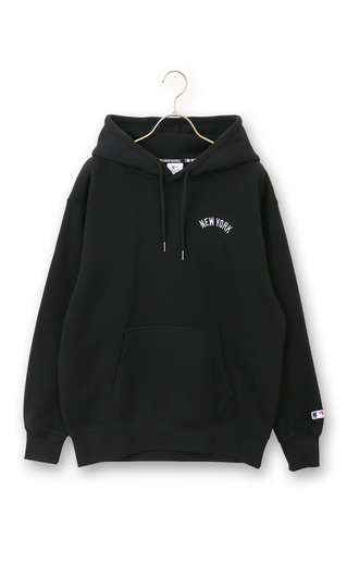 Fleece-lined pullover hoodie [MLB]