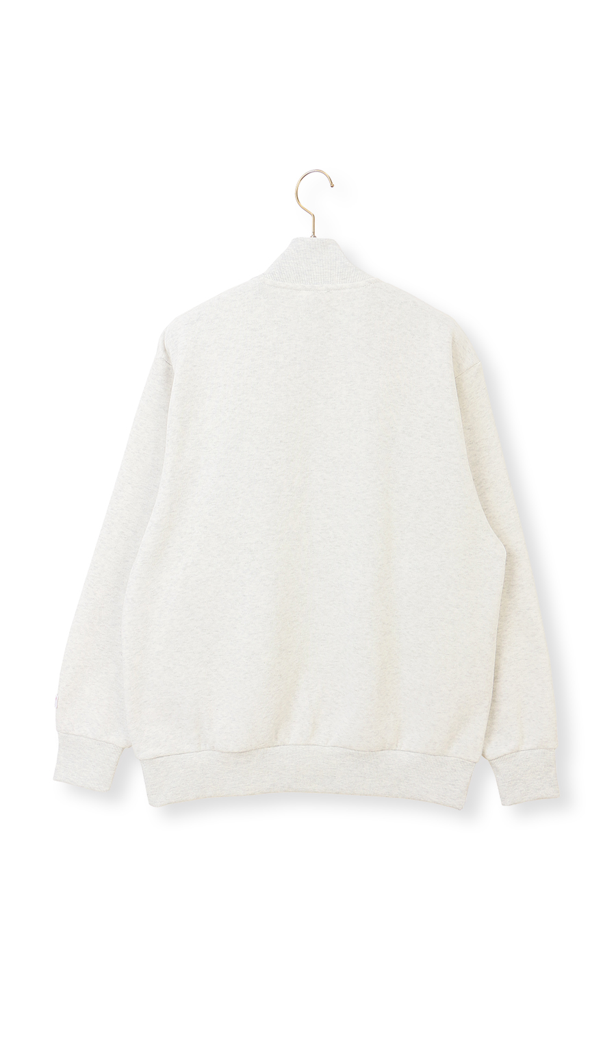 裏起毛刺繍フルジップ【MLB】 ライトグレー M