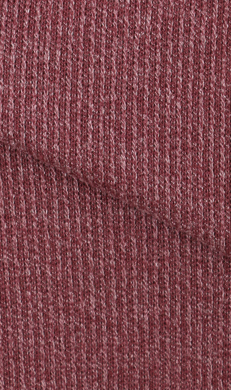 裏起毛ショートジップトレーナー ワイン M