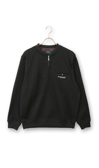 裏起毛ショートジップトレーナー