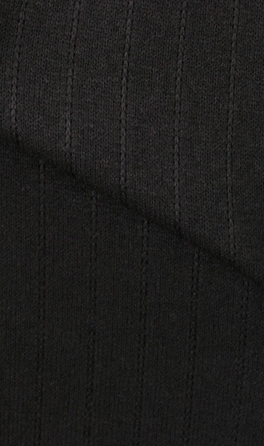 裏起毛ショートジップトレーナー ブラック M