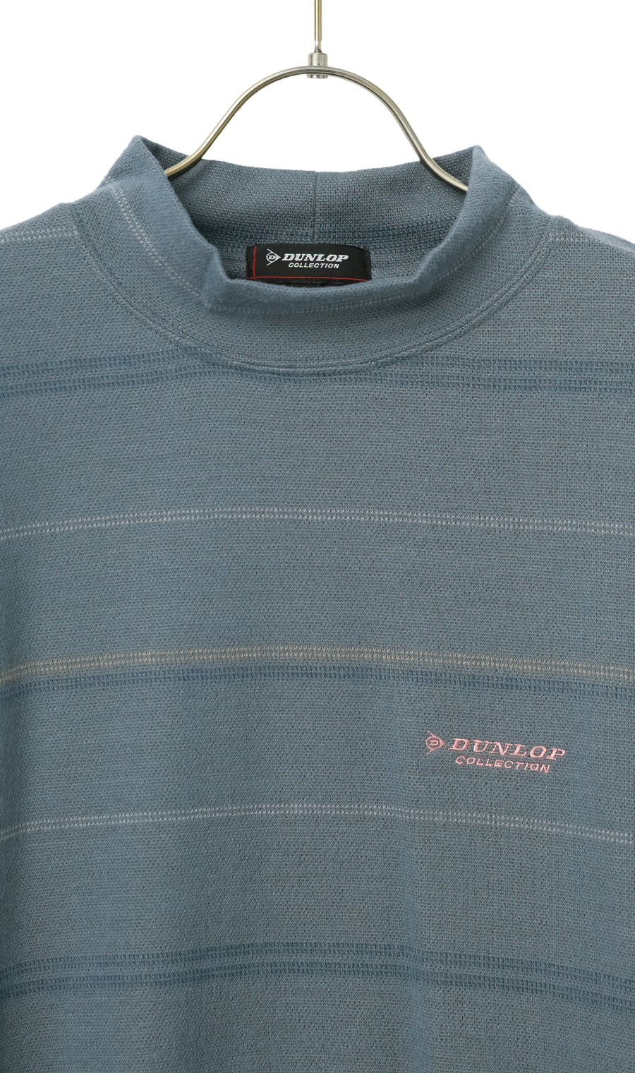 ボーダー起毛モックネックTシャツ【長袖】 (D6D04AY-72) | DUNLOP