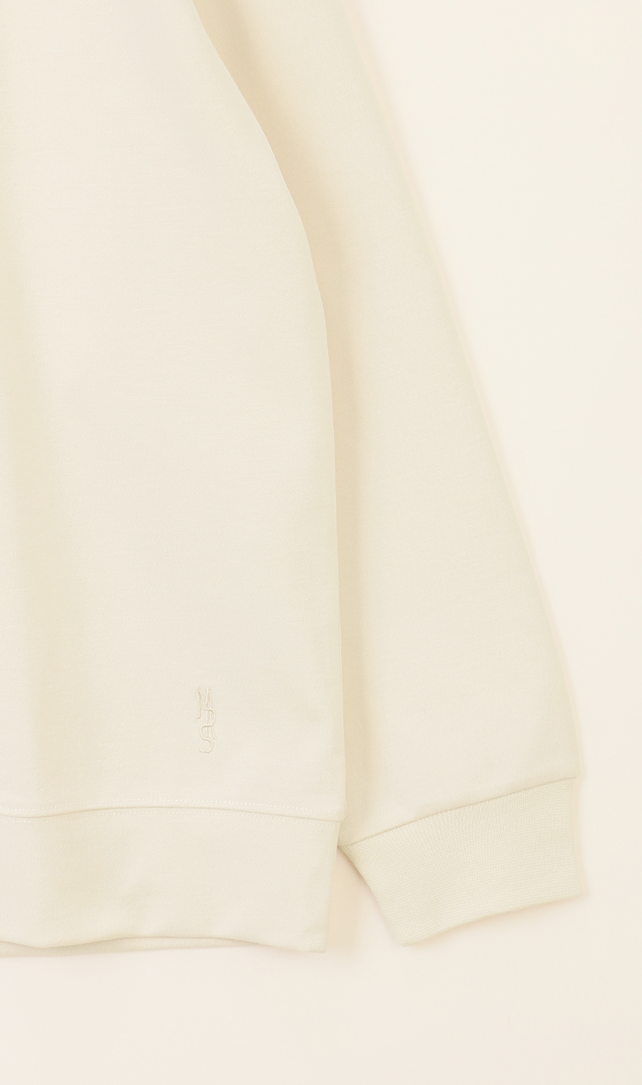 罗马布领T恤 【长袖】 白色S