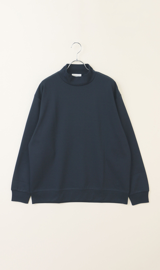 ポンチモックネックＴシャツ【長袖】