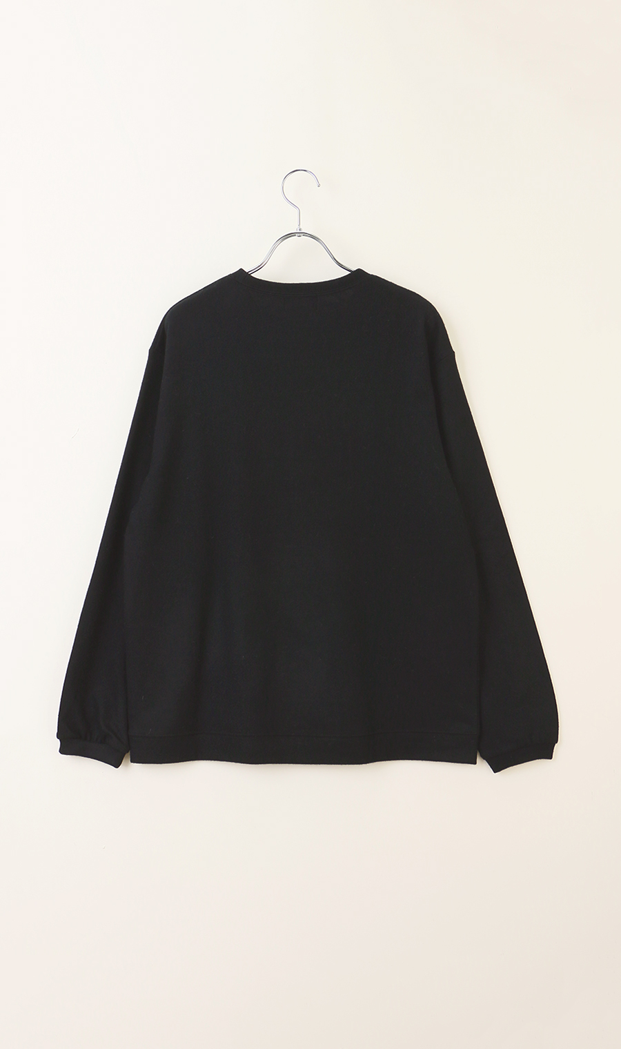 圧縮ウールナイロンクルーネックTシャツ【長袖】 ブラック S