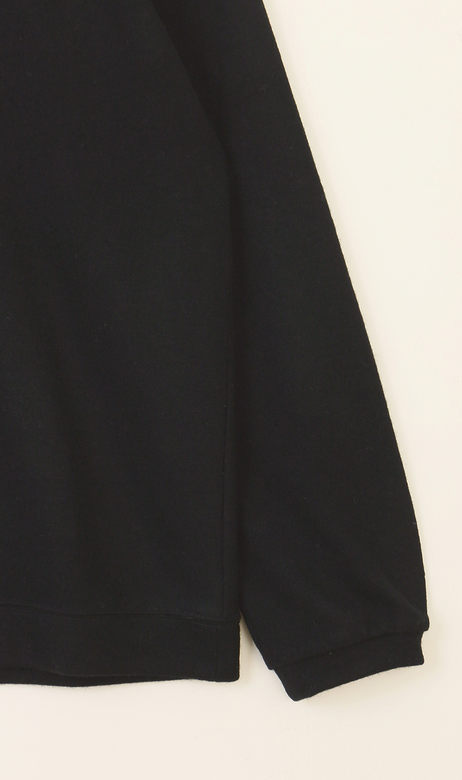 圧縮ウールナイロンクルーネックTシャツ【長袖】 ブラック S