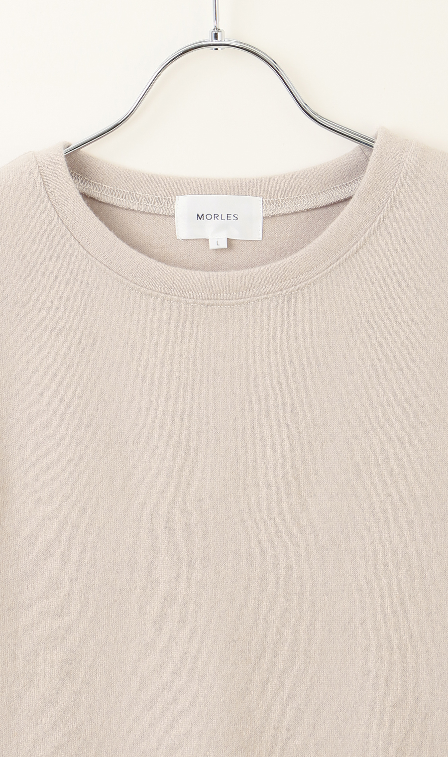 圧縮ウールナイロンクルーネックTシャツ【長袖】 ベージュ S