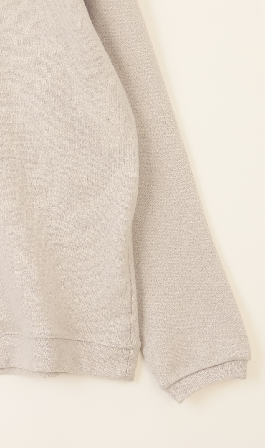 圧縮ウールナイロンクルーネックTシャツ【長袖】 ベージュ S