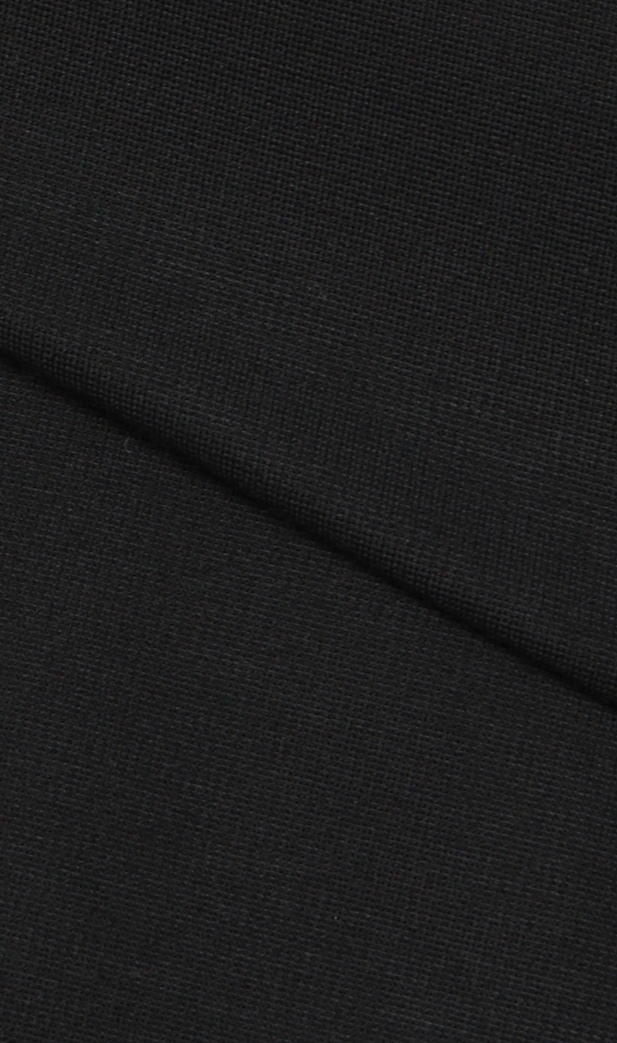 ポンチクルーネックTシャツ ブラック S