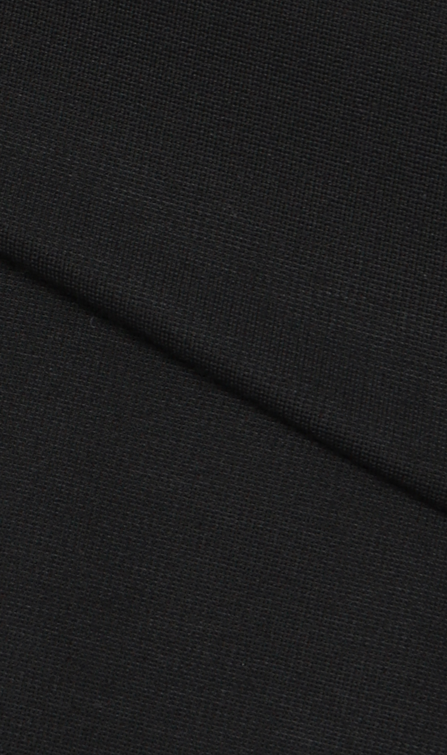 ポンチヘンリーネックTシャツ ブラック S