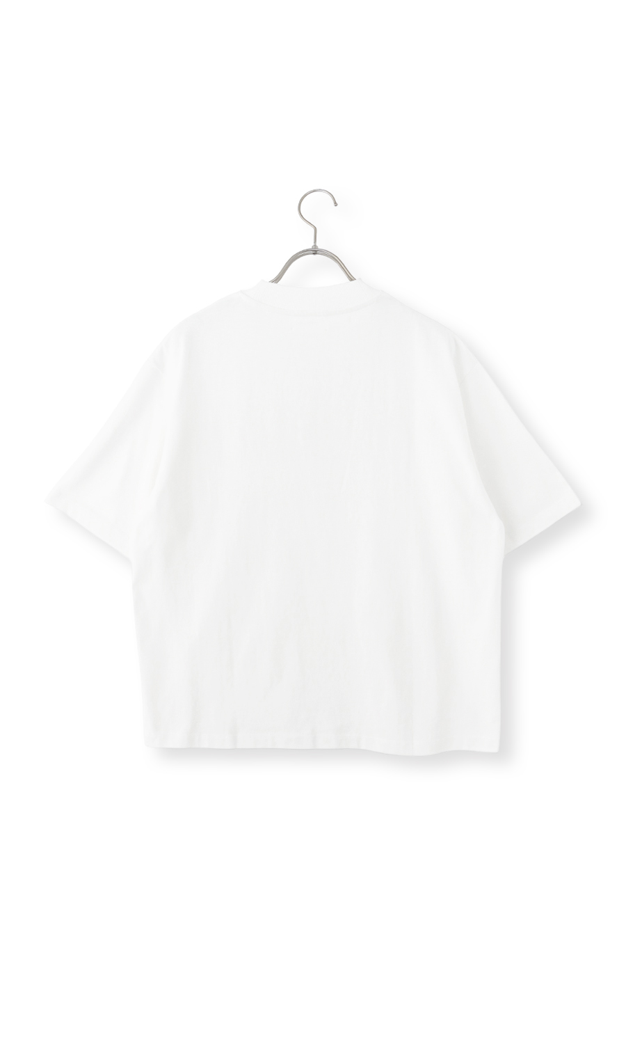 モックネックTシャツ ホワイト S