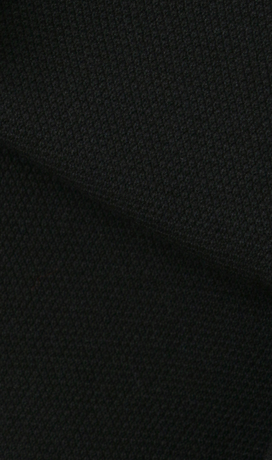 ニットTシャツ【Vネック】 ブラック S