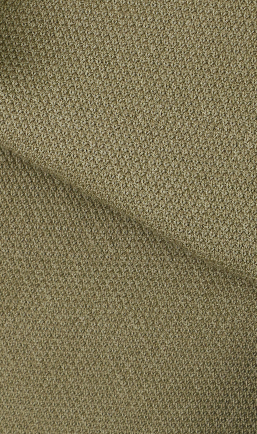 ニットTシャツ【Vネック】 グリーン M