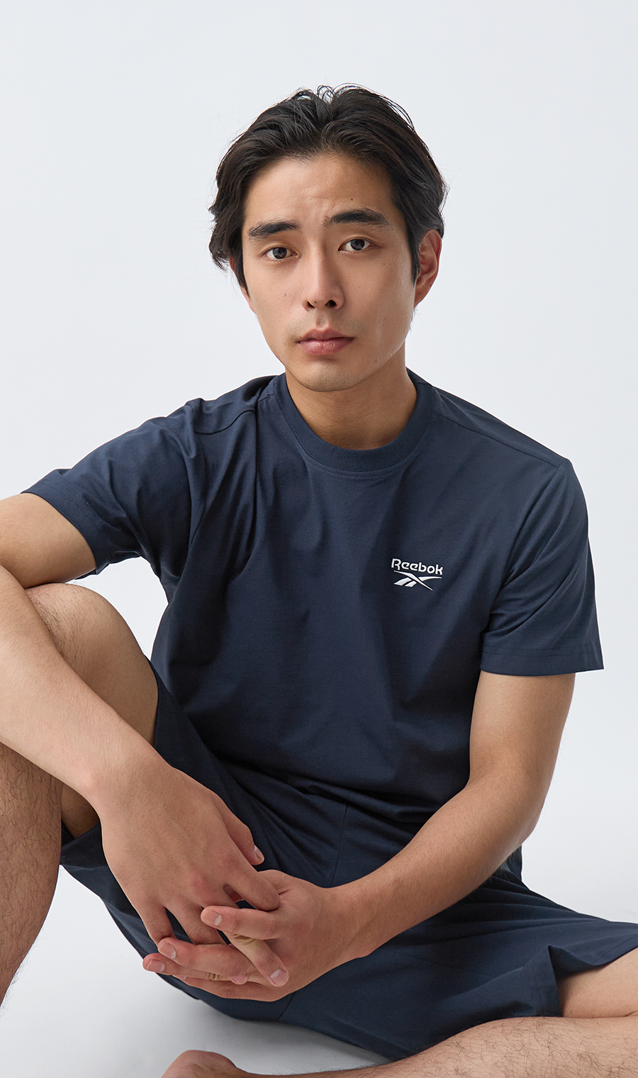 半袖クルーネックTシャツ【Reebok】【血行促進】【セットアップ着用可