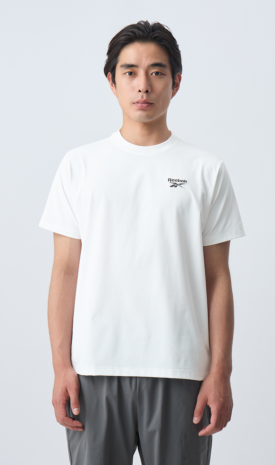 半袖クルーネックTシャツ【Reebok】【血行促進】【セットアップ着用可