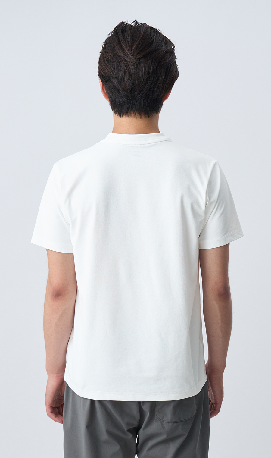 半袖クルーネックTシャツ【Reebok】【血行促進】【セットアップ着用可】 ホワイト L