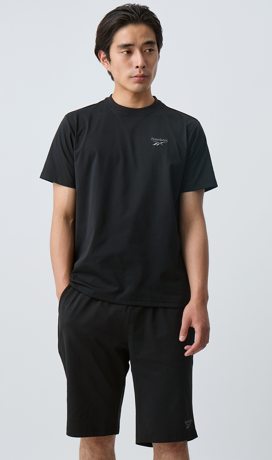 半袖クルーネックTシャツ【Reebok】【血行促進】【セットアップ着用可