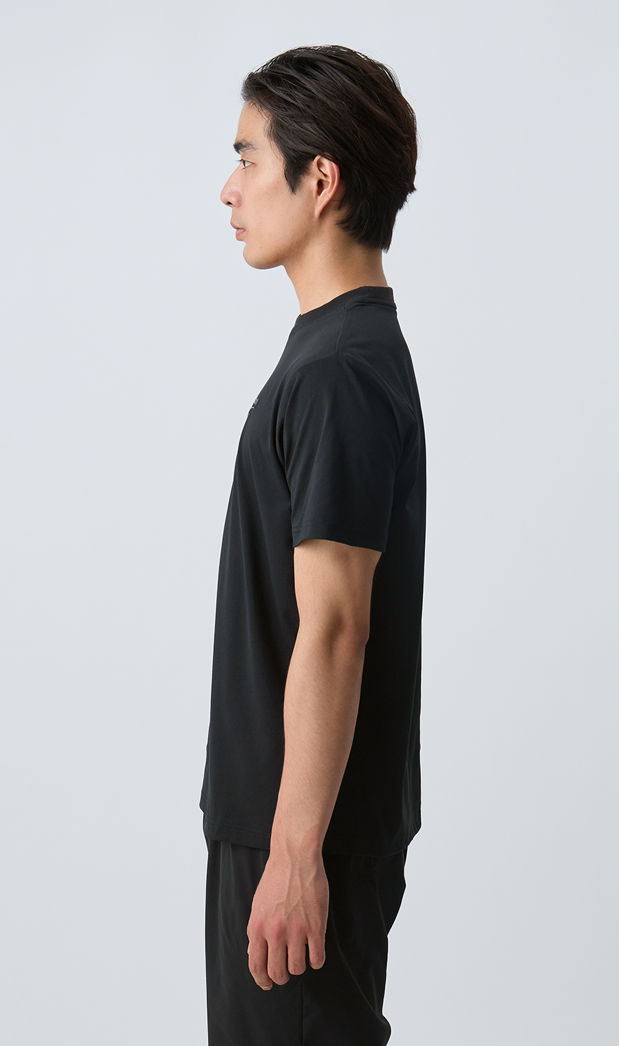 半袖クルーネックTシャツ【Reebok】【血行促進】【セットアップ着用可】 ブラック LL