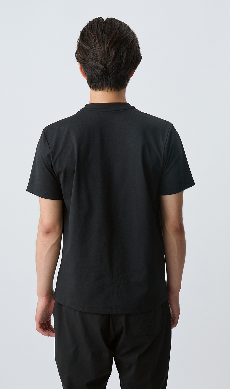 半袖クルーネックTシャツ【Reebok】【血行促進】【セットアップ着用可】 ブラック LL