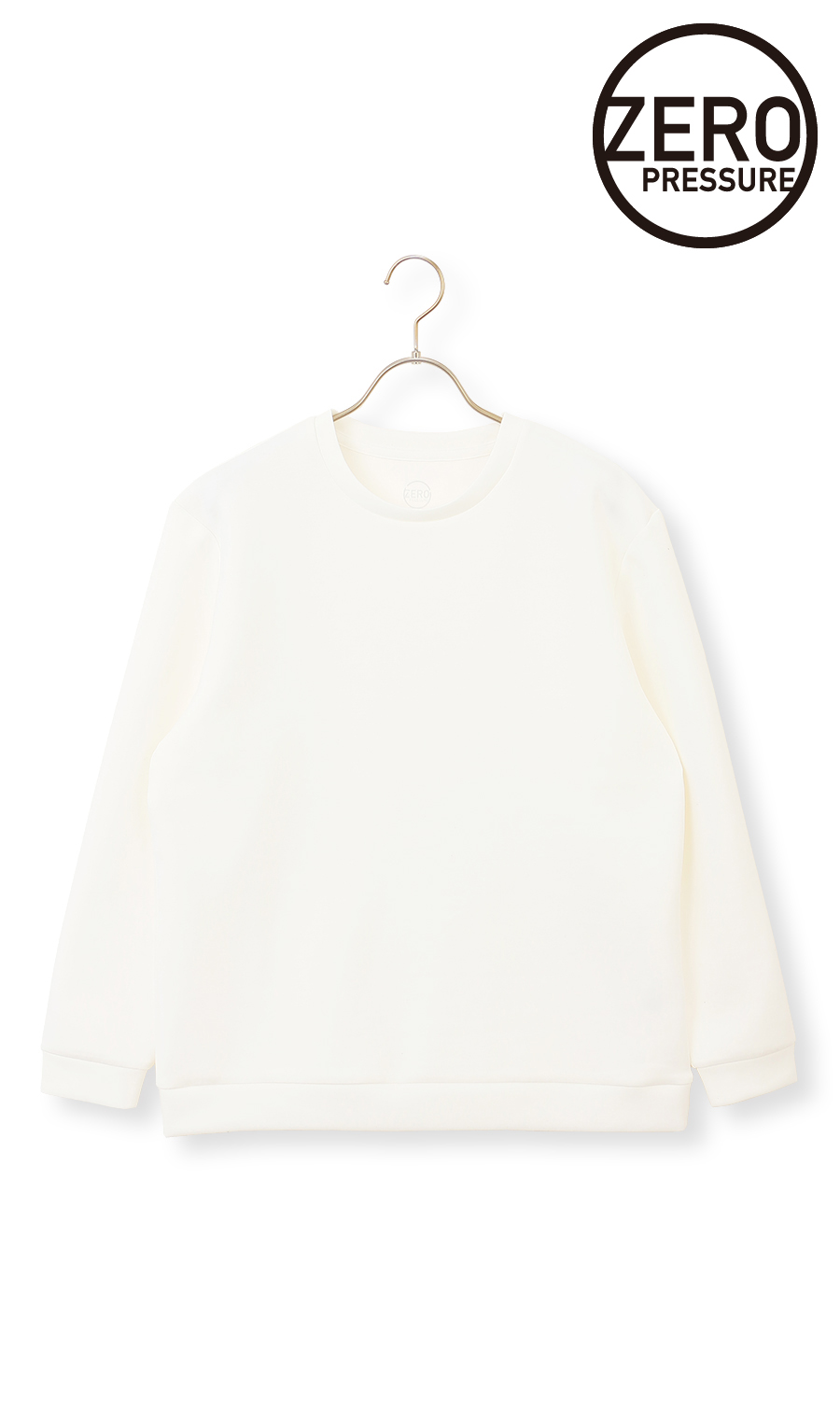 ゼロプレッシャーダンボールニットTシャツ【長袖】 オフ S