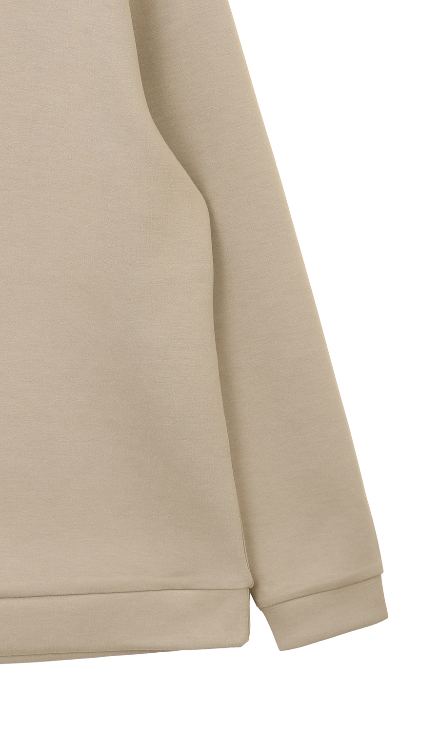 ゼロプレッシャーダンボールニットTシャツ【長袖】 ベージュ S