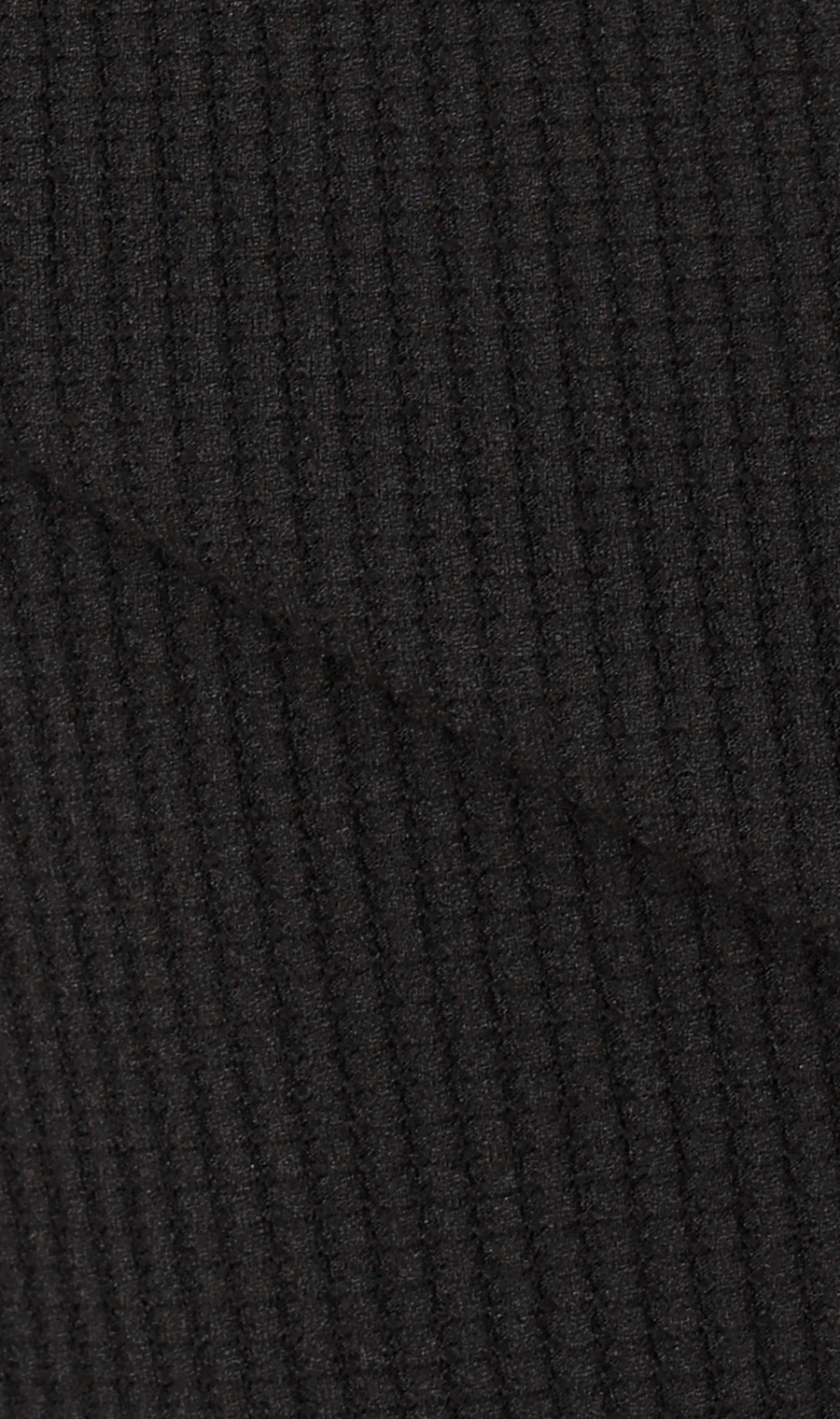 ゼロプレッシャーワッフルTシャツ【半袖】 ブラック S