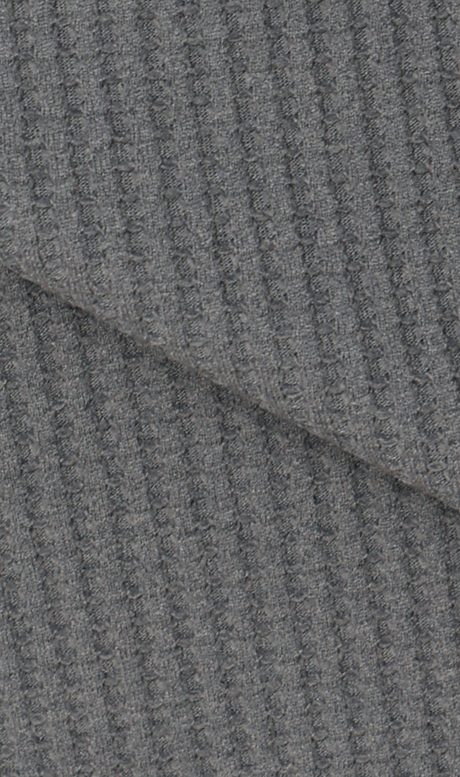 ゼロプレッシャーワッフルTシャツ【半袖】 チャコール S