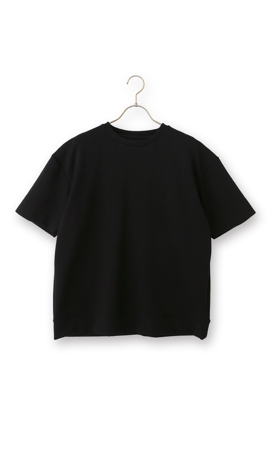 ゼロプレッシャーダンボールニットTシャツ【半袖】 ブラック S