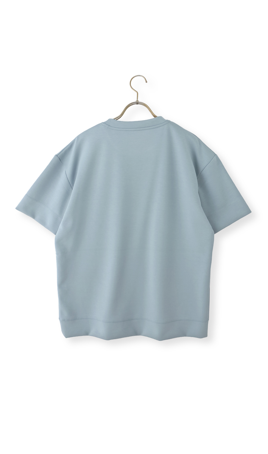ゼロプレッシャーダンボールニットTシャツ【半袖】 サックス S