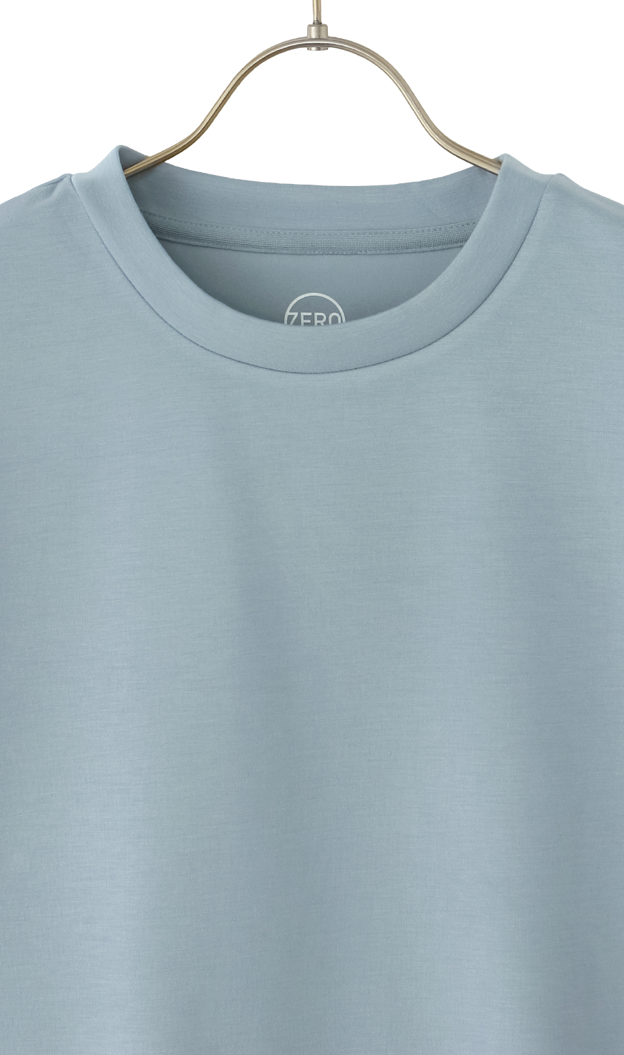 ゼロプレッシャーダンボールニットTシャツ【半袖】 サックス S