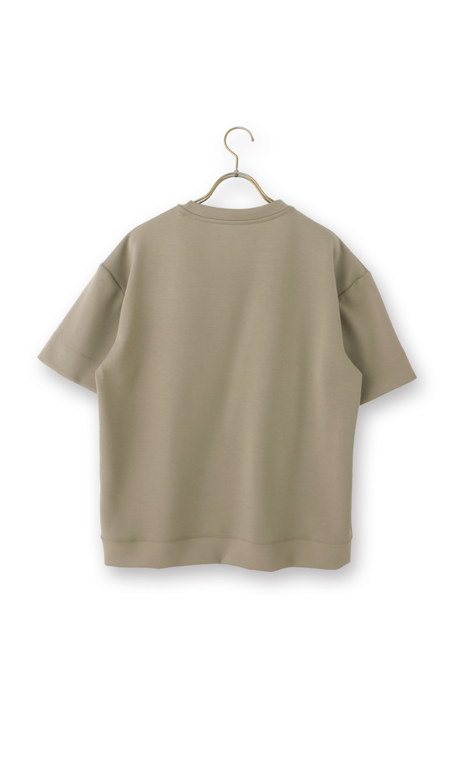 ゼロプレッシャーダンボールニットTシャツ【半袖】 ベージュ S