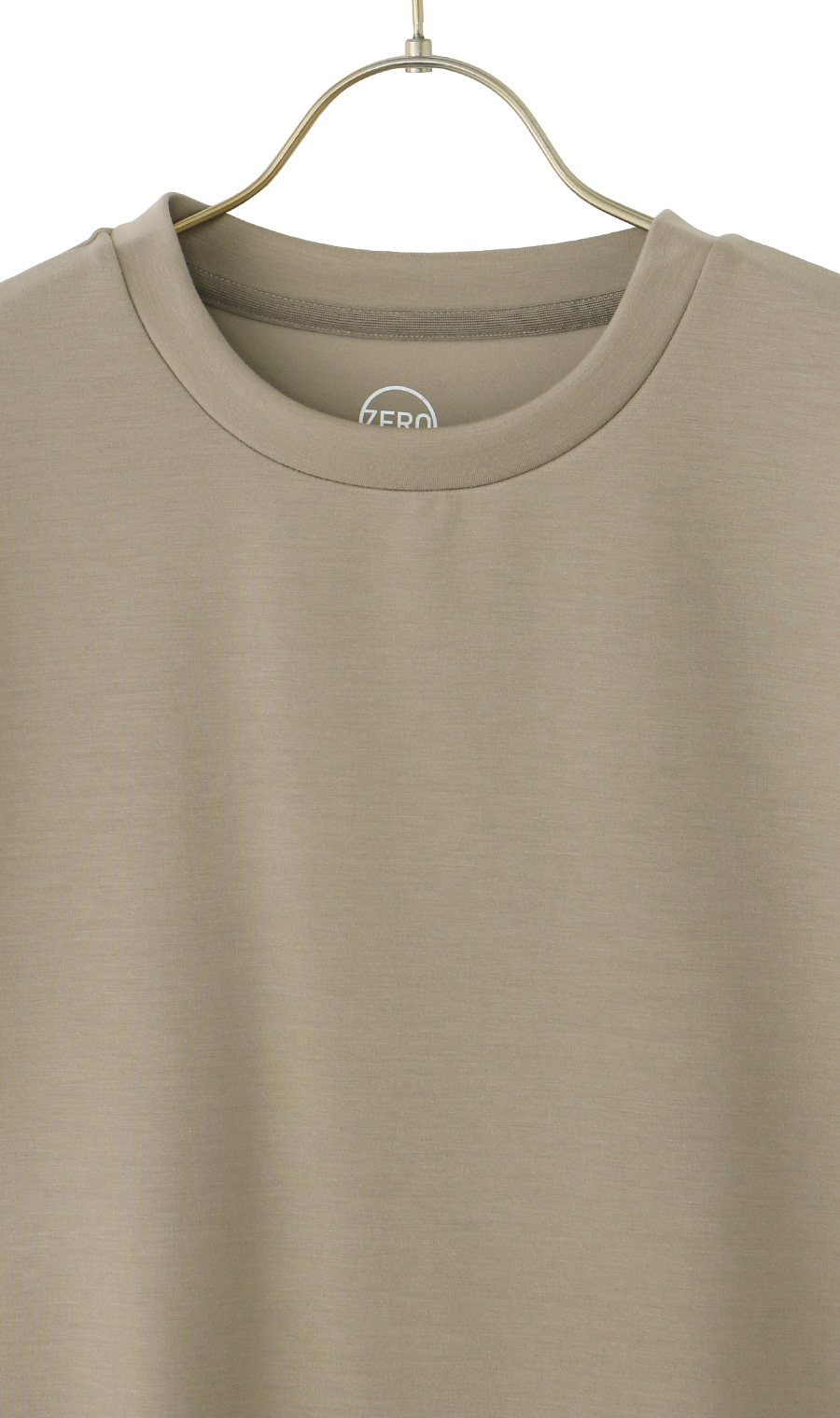 ゼロプレッシャーダンボールニットTシャツ【半袖】 ベージュ S