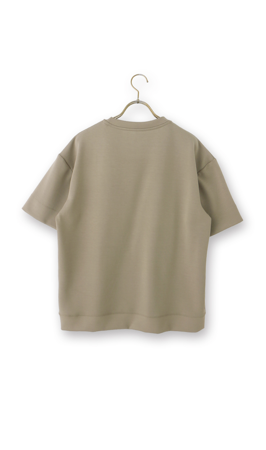 ゼロプレッシャーダンボールニットTシャツ【半袖】 ベージュ S