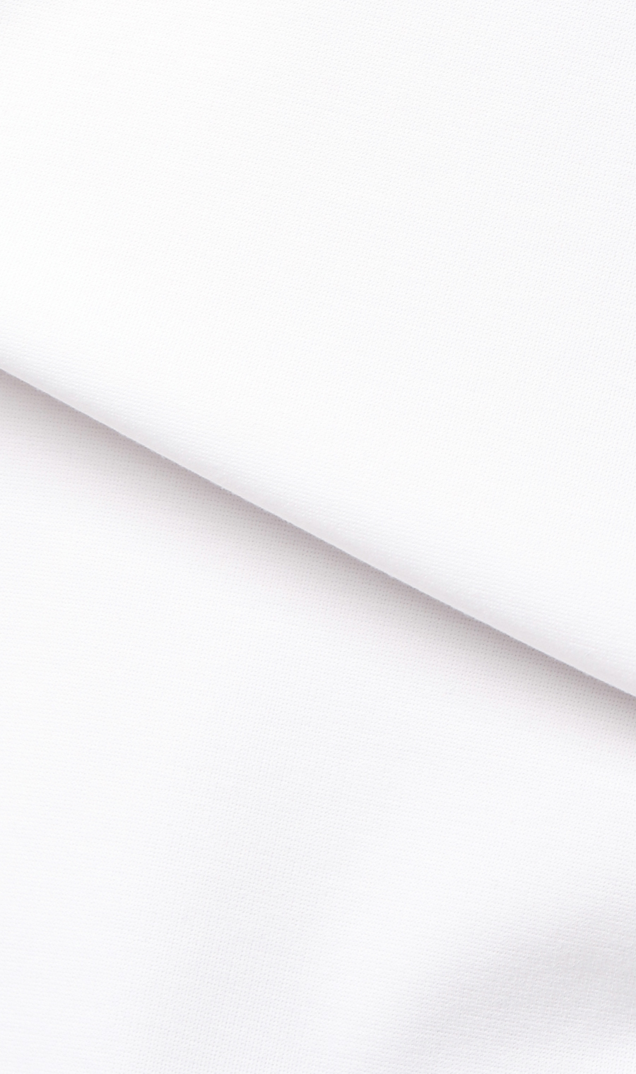 ゼロプレッシャーポンチクルーネックＴシャツ【長袖】 ホワイト S