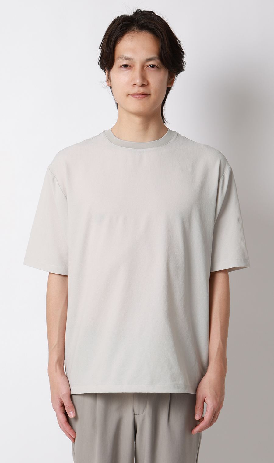 ゼロプレッシャーTシャツ【半袖】 ライトグレー S