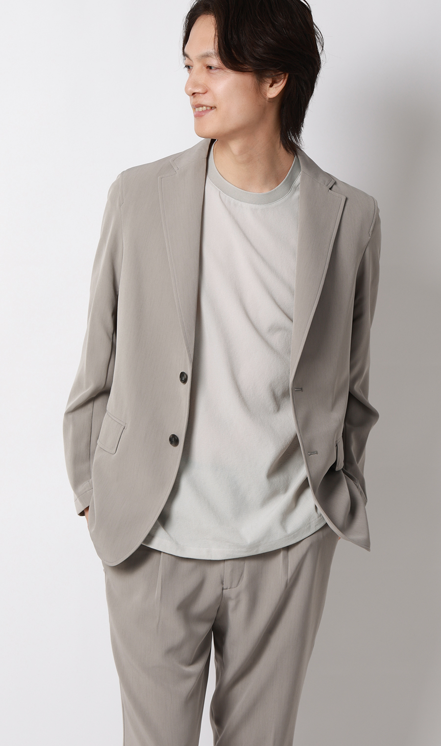 ゼロプレッシャーTシャツ【半袖】 ライトグレー S