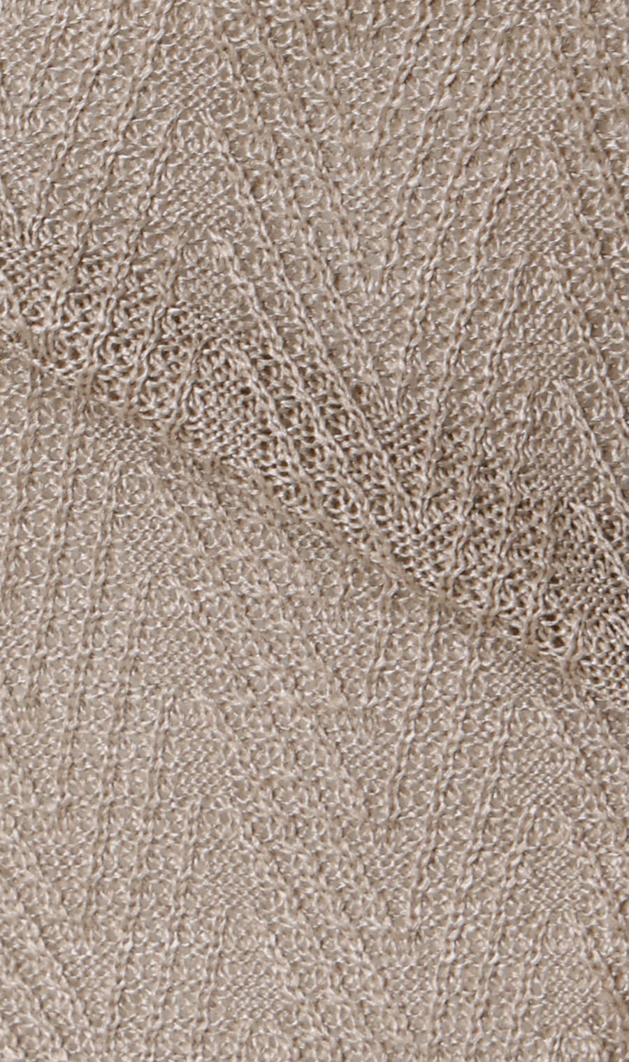 ニットジレ【ヘリンボーン】 ベージュ M