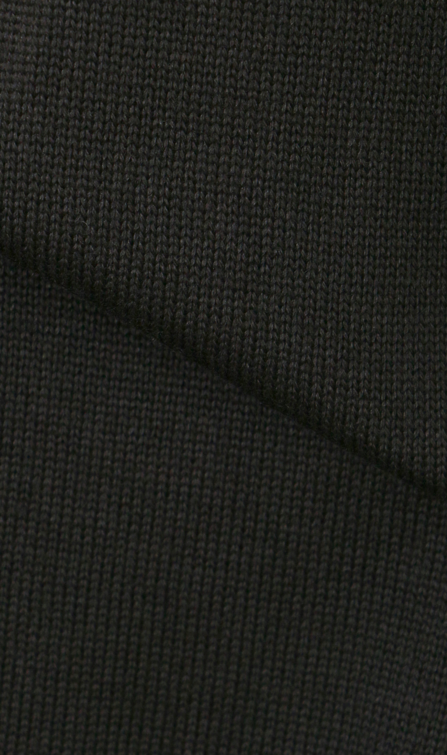 Wジャガード前開きベスト【日本製】 ブラック M