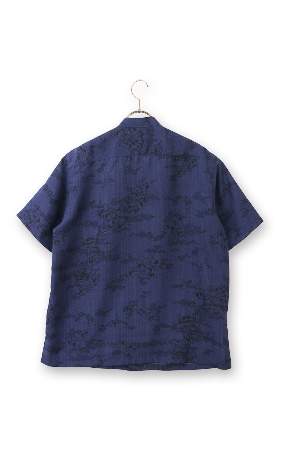 シナリー　PF LF-N majumaju様 かりゆしウェア【MAJUN】【琉球列島絵図・マオカラー】【WEB限定