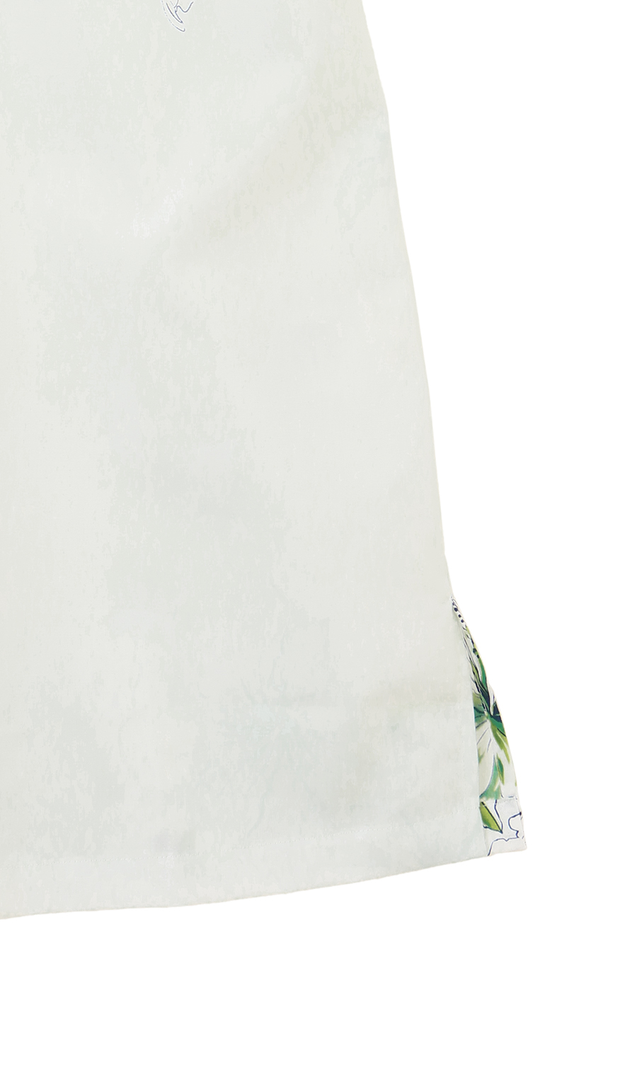 かりゆしウェア【MAJUN】【クリスタリアハイビ】【WEB限定】 グリーン S