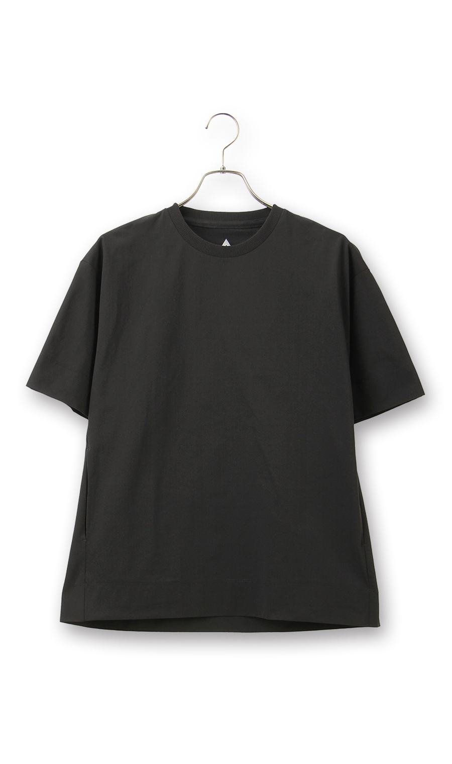 【訳アリ商品】ポケット付きTシャツ【すごシャツ】【COOL CONTACT】 ブラック L