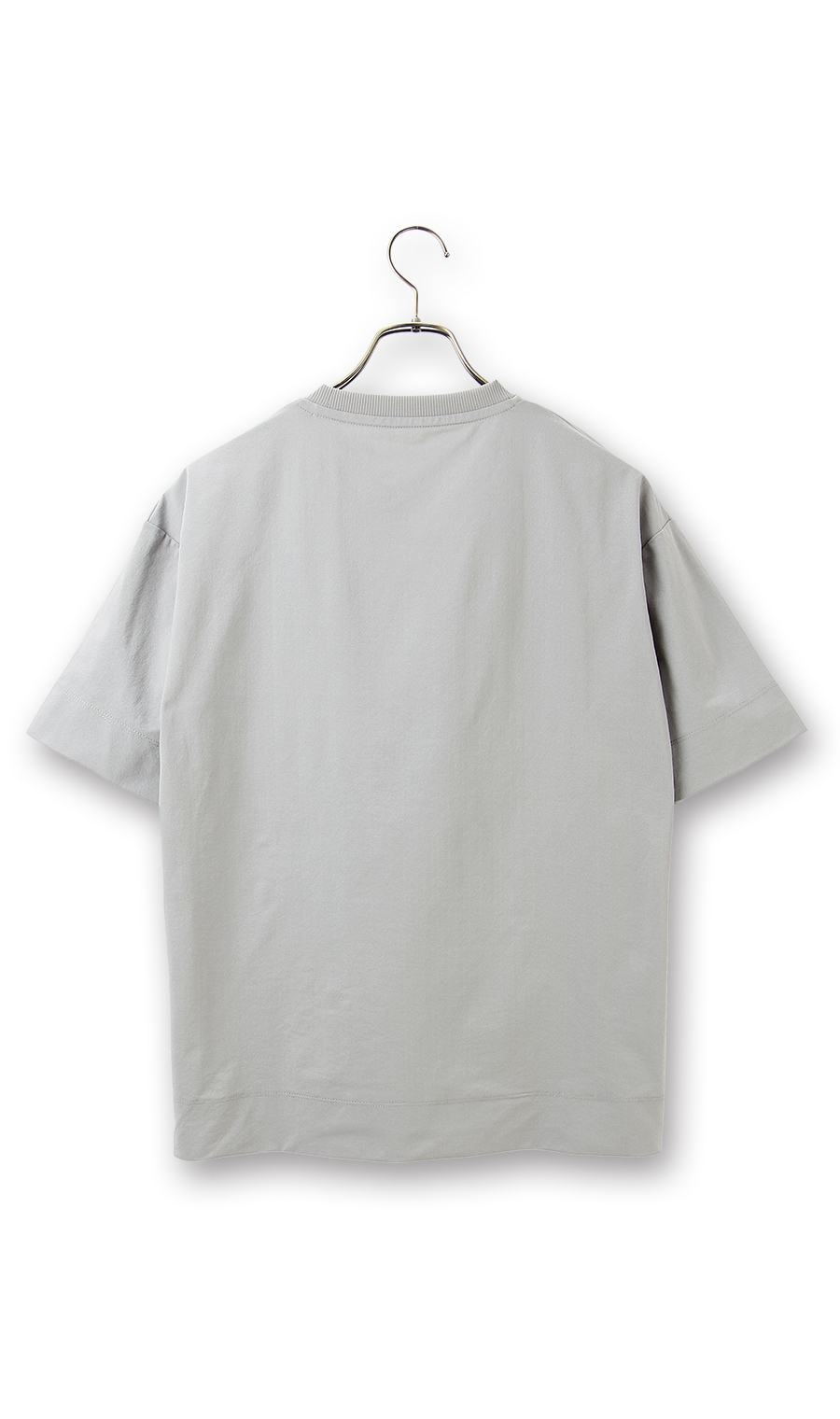 【訳アリ商品】ポケット付きTシャツ【すごシャツ】【COOL CONTACT】 ライトグレー 3L