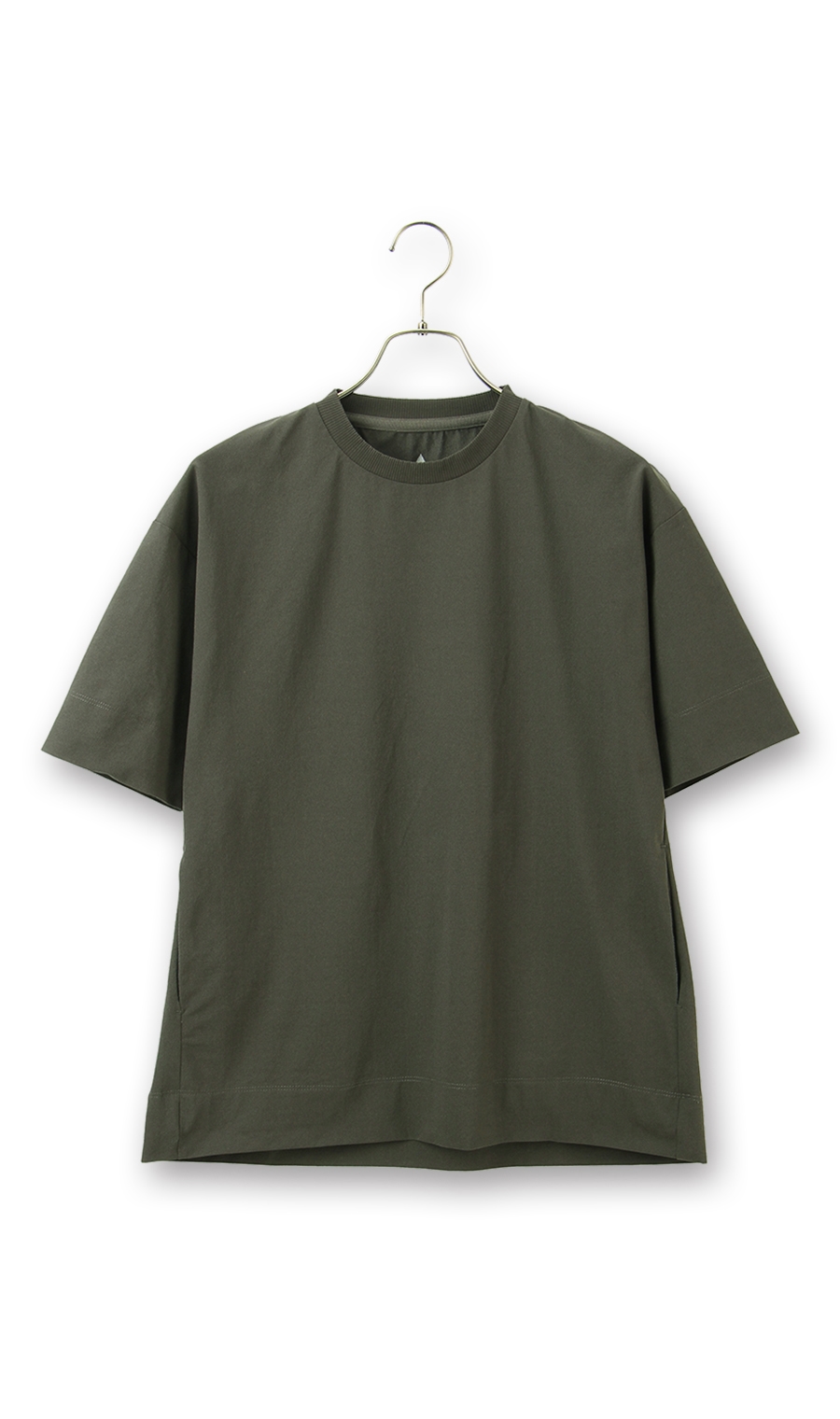 【訳アリ商品】ポケット付きTシャツ【すごシャツ】【COOL CONTACT】 チャコール L