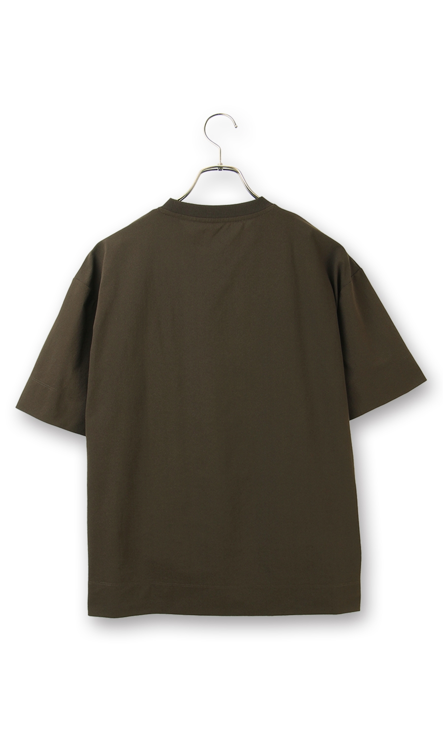 【訳アリ商品】ポケット付きTシャツ【すごシャツ】【COOL CONTACT】 ブラウン M
