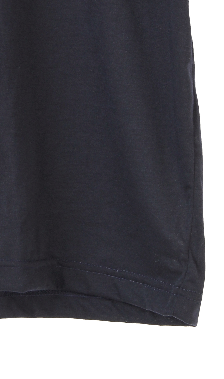 【訳アリ商品】クルーネックTシャツ【ウール混】【すごシャツ】 ネイビー M