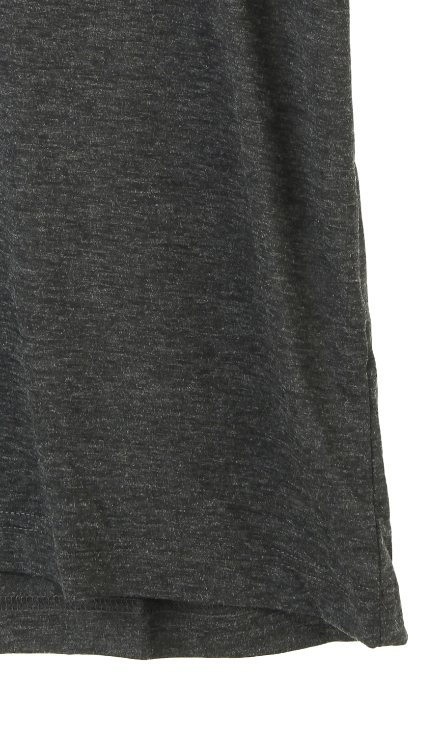 【訳アリ商品】クルーネックTシャツ【ウール混】【すごシャツ】 チャコール M