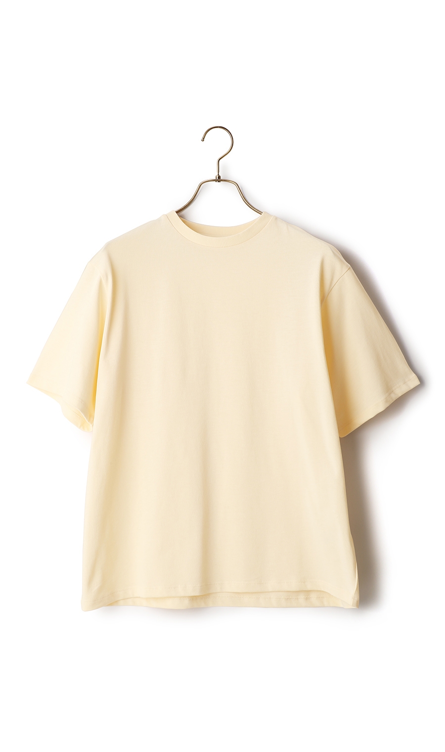 【訳アリ商品】クルーネックTシャツ【半袖】【CONTROLα】 クリーム S