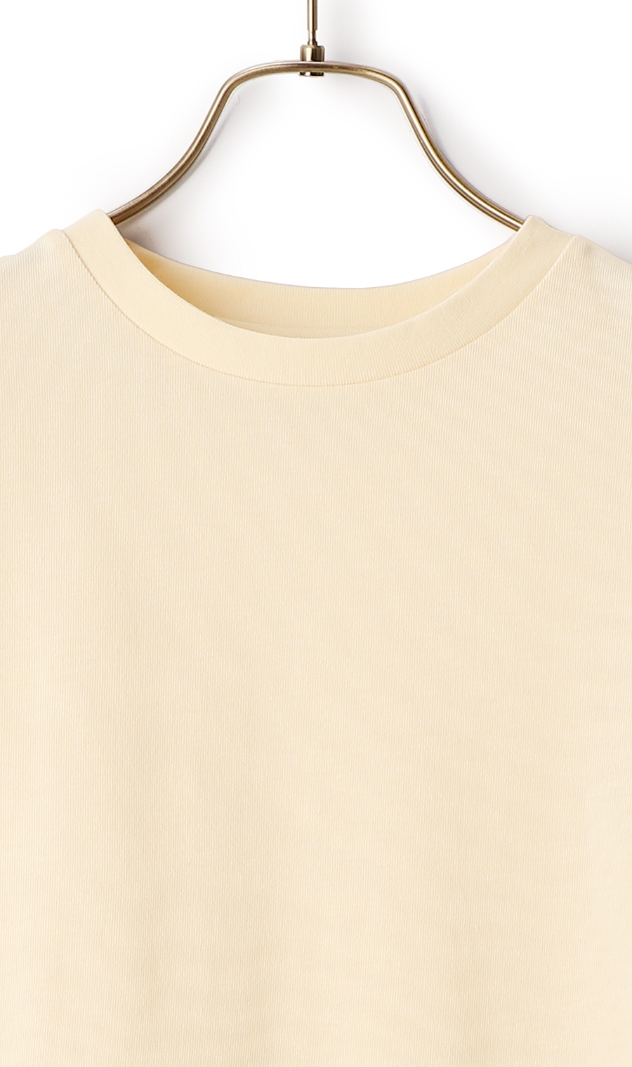 【訳アリ商品】クルーネックTシャツ【半袖】【CONTROLα】 クリーム S